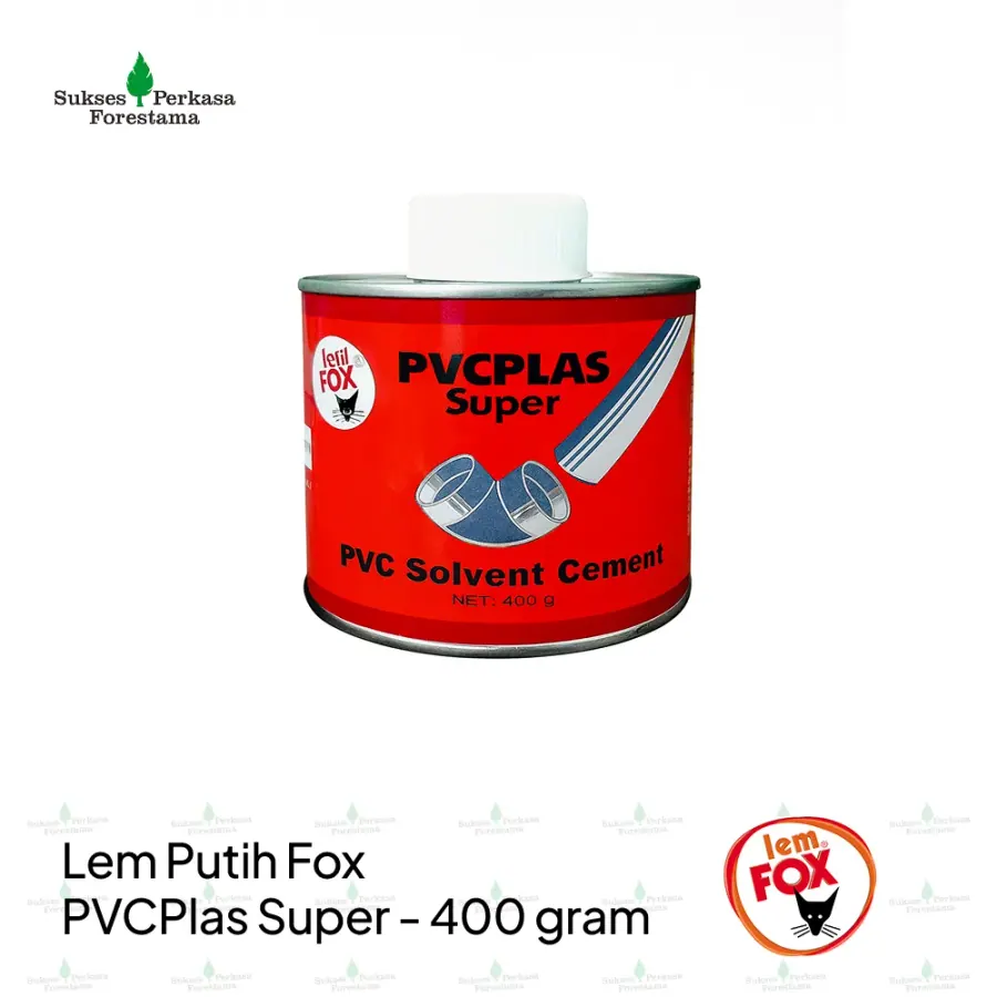 Lem Putih Fox PVCPlas Super 400 gram