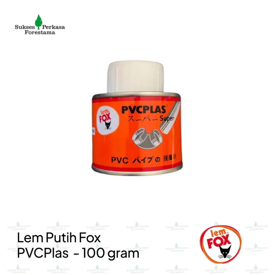 Lem Putih Fox PVCPlas 100 gram