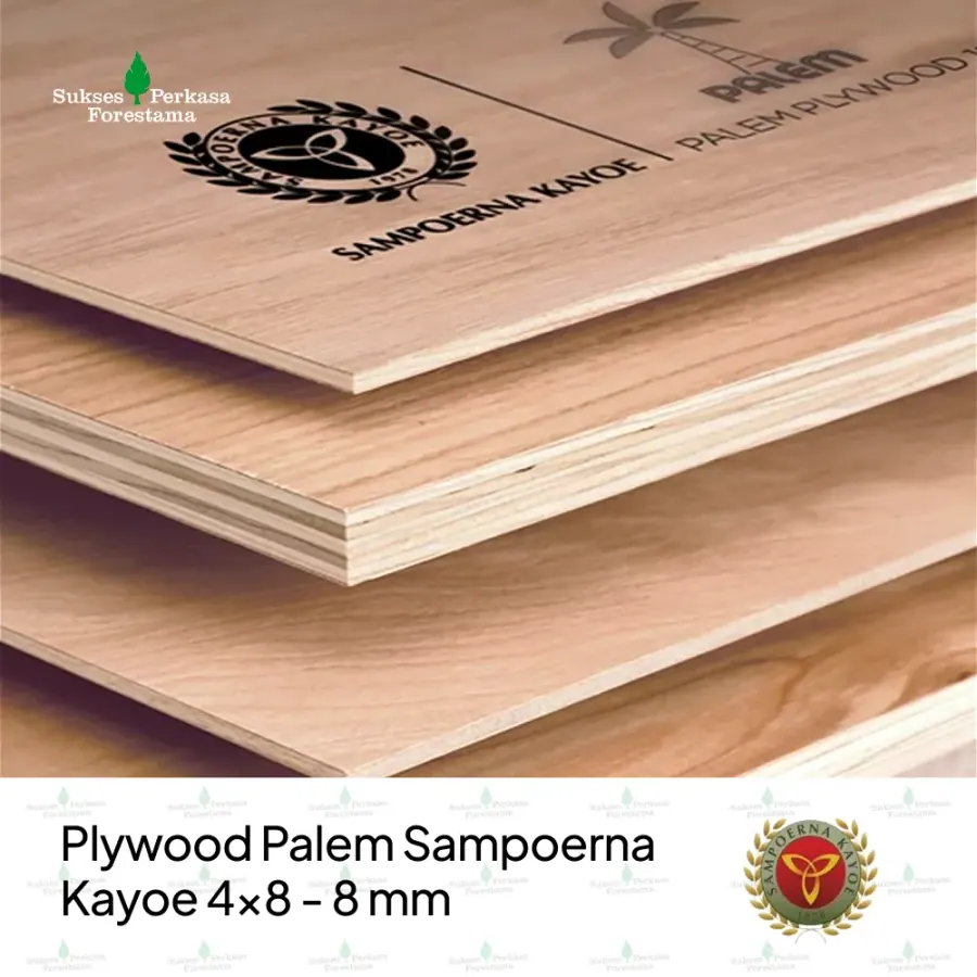 Plywood Palem Sampoerna Kayoe 4x8 - 8 mm