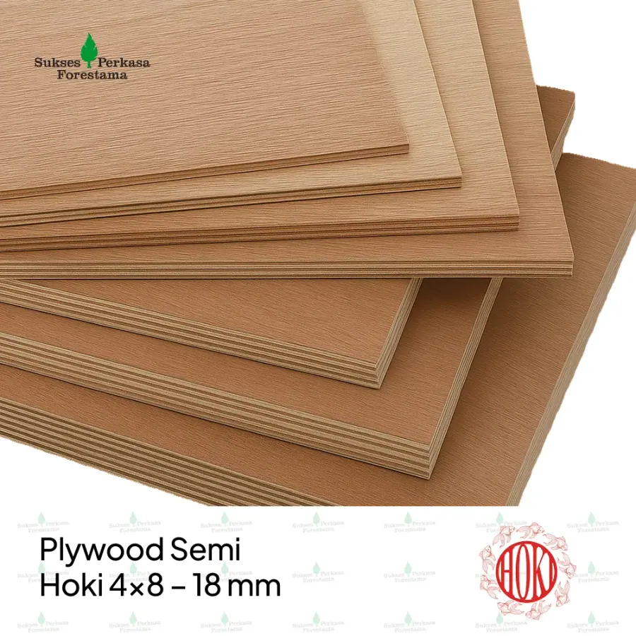 Plywood Semi Hoki 4x8 - 18 mm