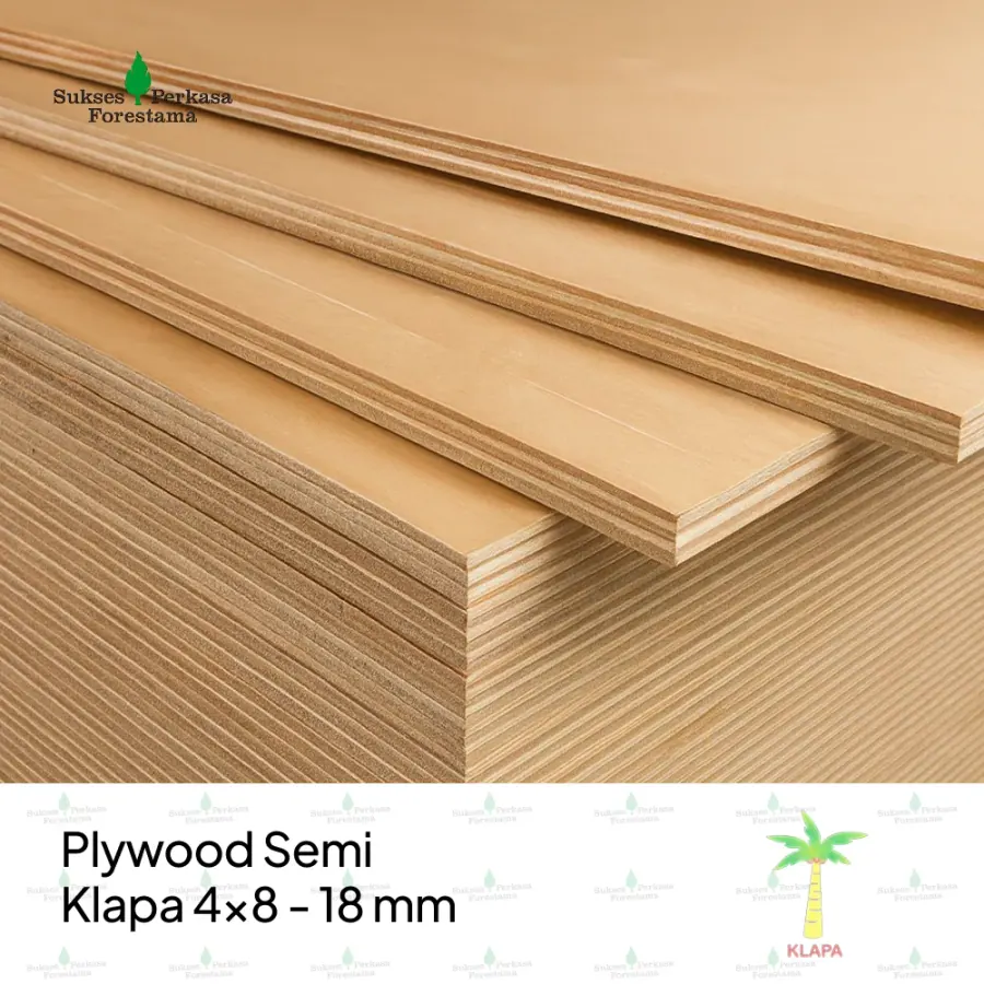 Plywood Semi Klapa 4x8 - 18 mm