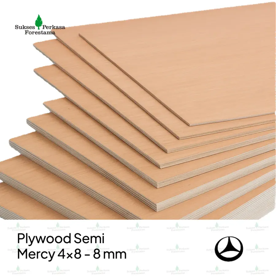 Plywood Semi Mercy 4x8 - 8 mm