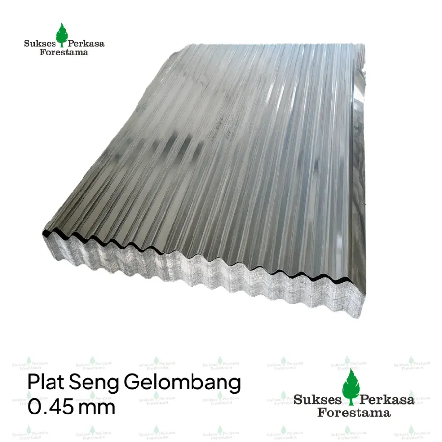 Plat Seng Gelombang 0.45 mm - 800x2400 mm