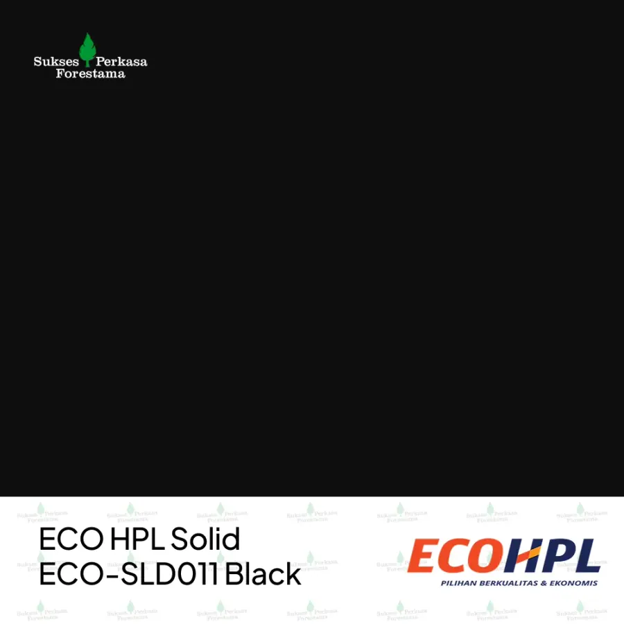 ECO HPL Solid ECO-SLD011 Black