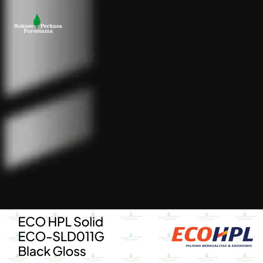 ECO HPL Solid ECO-SLD011G Black Gloss