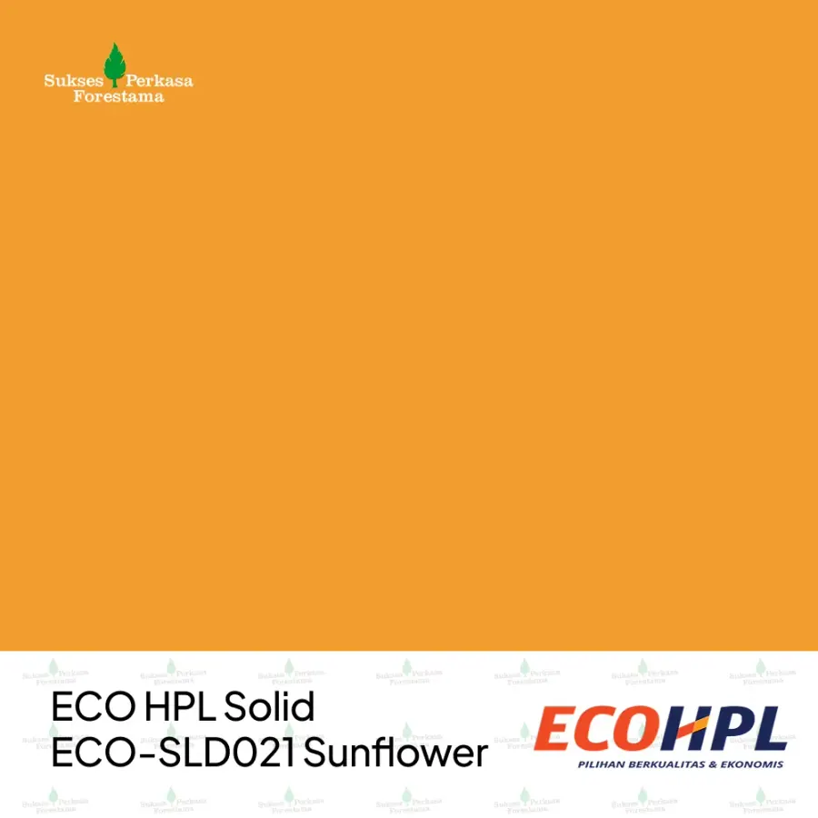 ECO HPL Solid ECO-SLD021 Sunflower