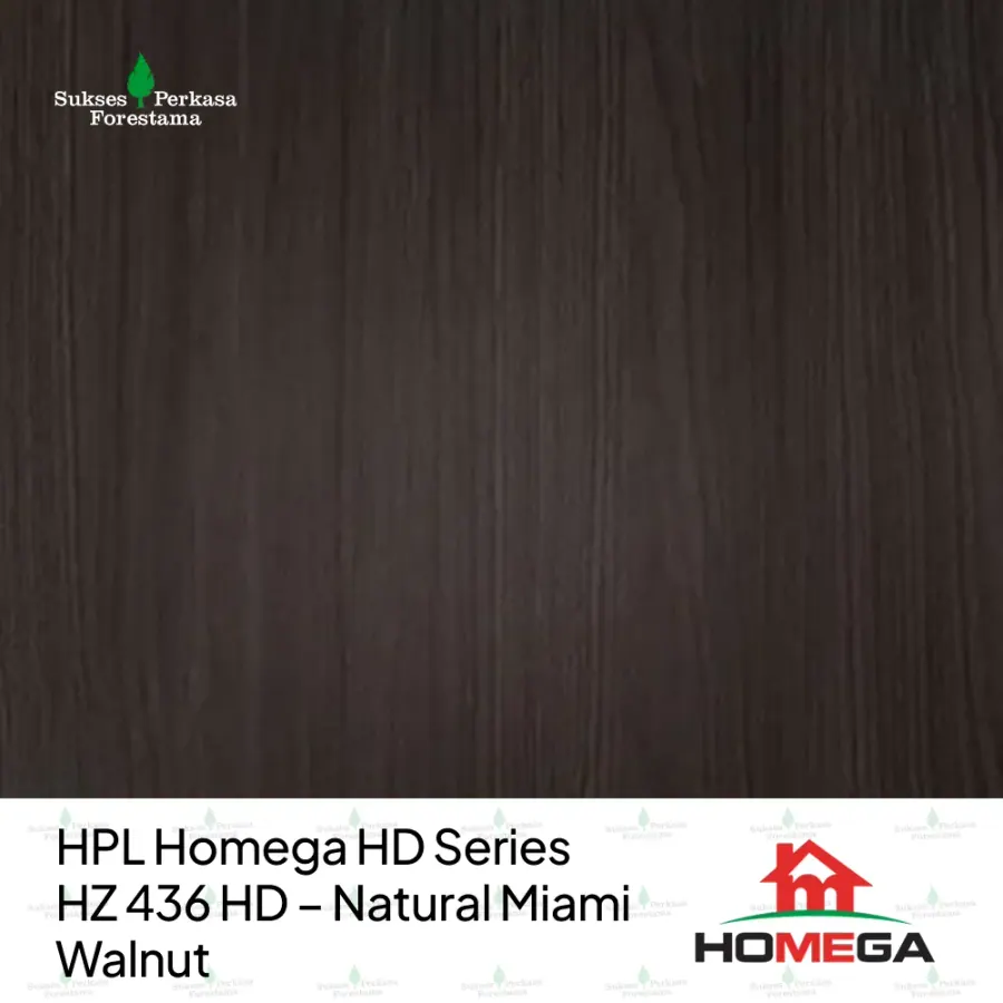 HPL Homega HD Series HZ 436 HD – Natural Miami Walnut