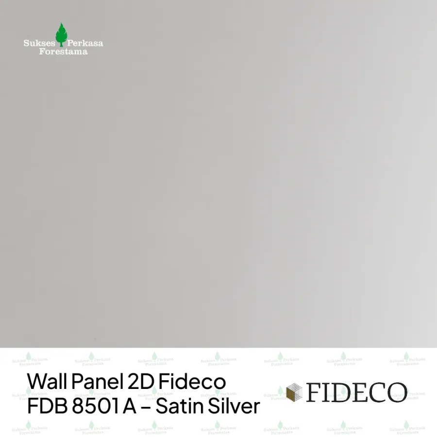Wall Panel 2D Fideco FDB 8501 A – Satin Silver