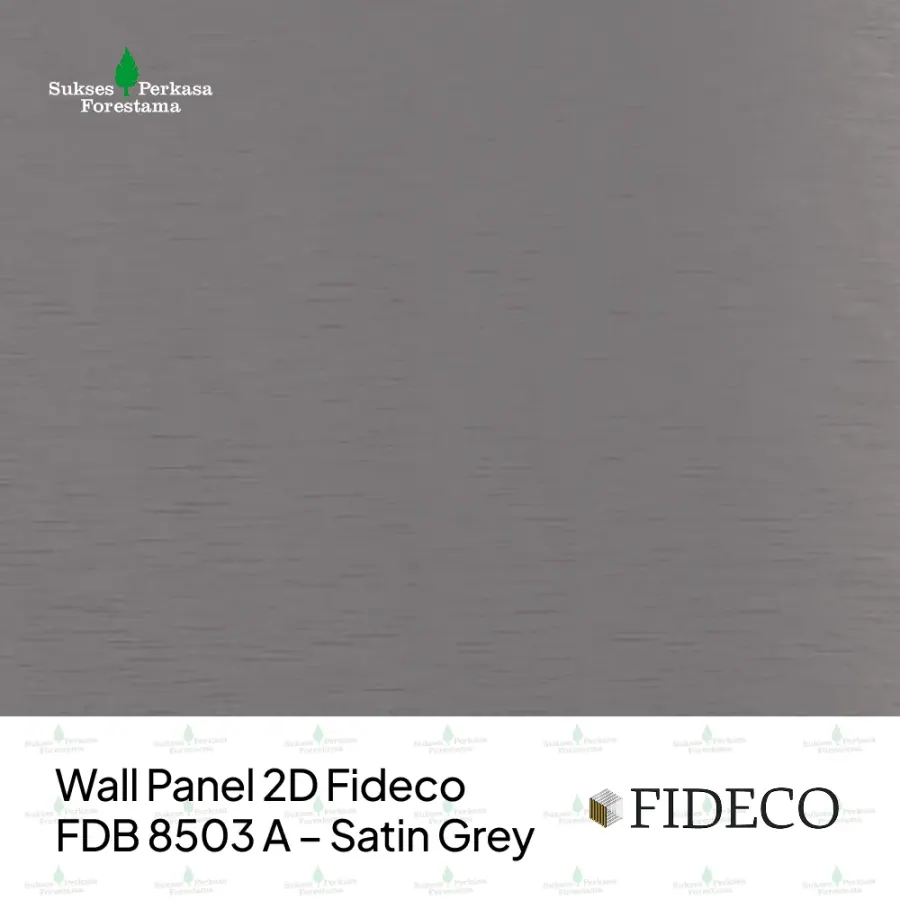 Wall Panel 2D Fideco FDB 8503 A – Satin Grey
