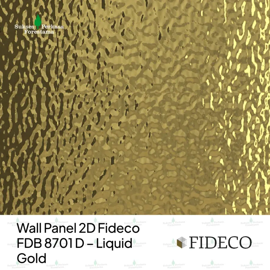 Wall Panel 2D Fideco FDB 8701 D – Liquid Gold