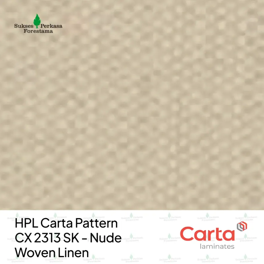 HPL Carta Pattern CX 2313 SK - Nude Woven Linen