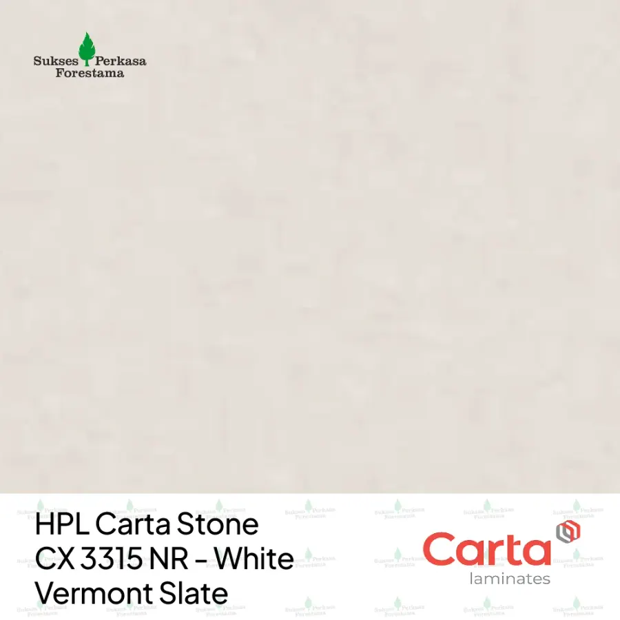 HPL Carta Stone CX 3315 NR - White Vermont Slate
