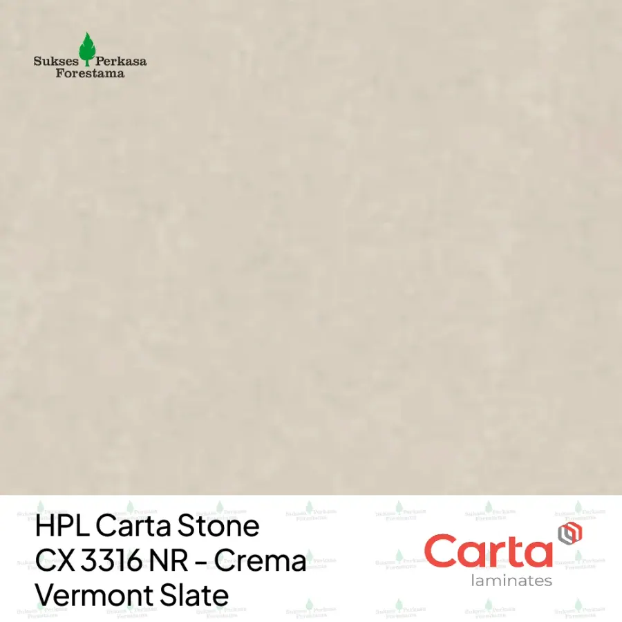 HPL Carta Stone CX 3316 NR - Crema Vermont Slate