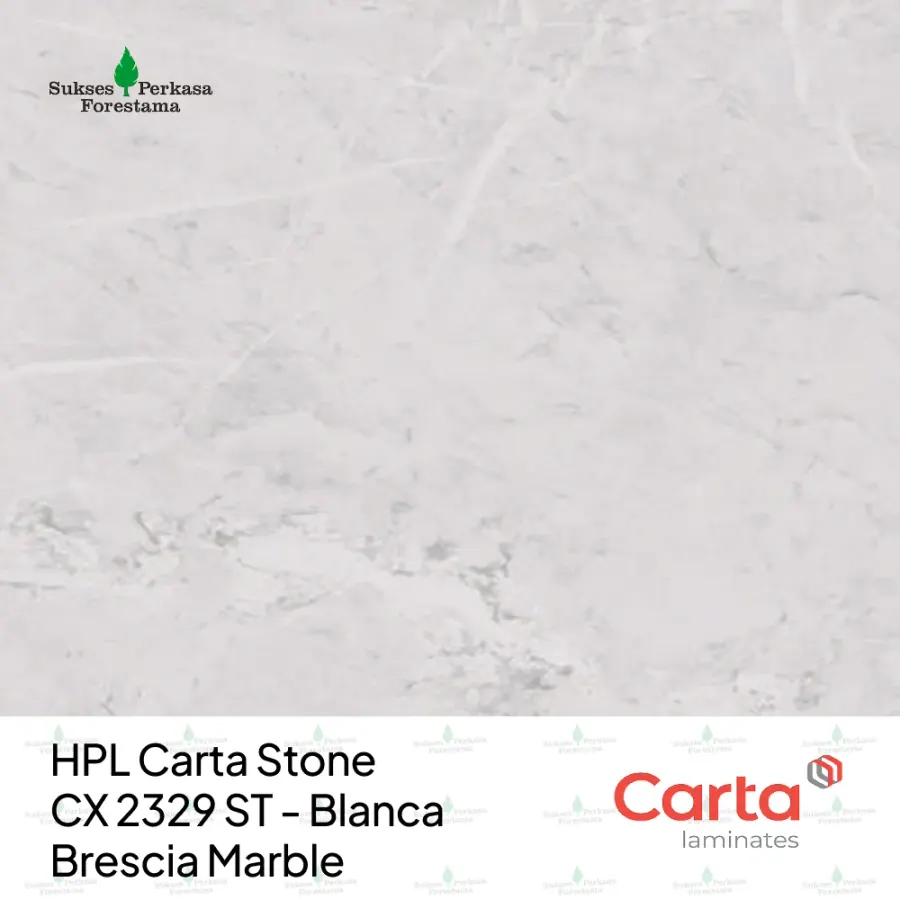HPL Carta Stone CX 2329 ST - Blanca Brescia Marble