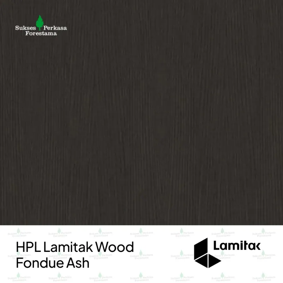 HPL Lamitak Wood Fondue Ash