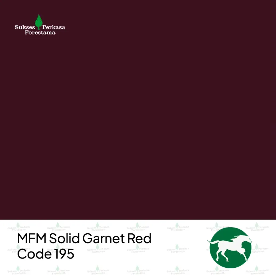MFM SPF Solid Garnet Red – Code 195