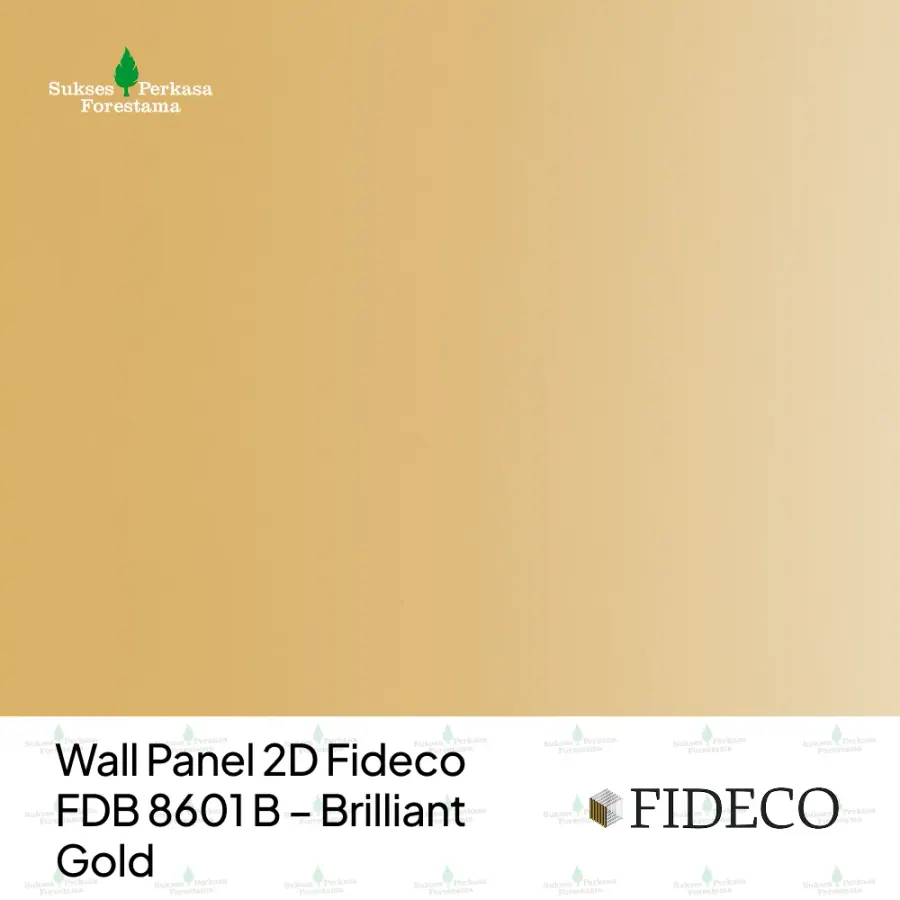 Wall Panel 2D Fideco FDB 8601 B – Brilliant Gold