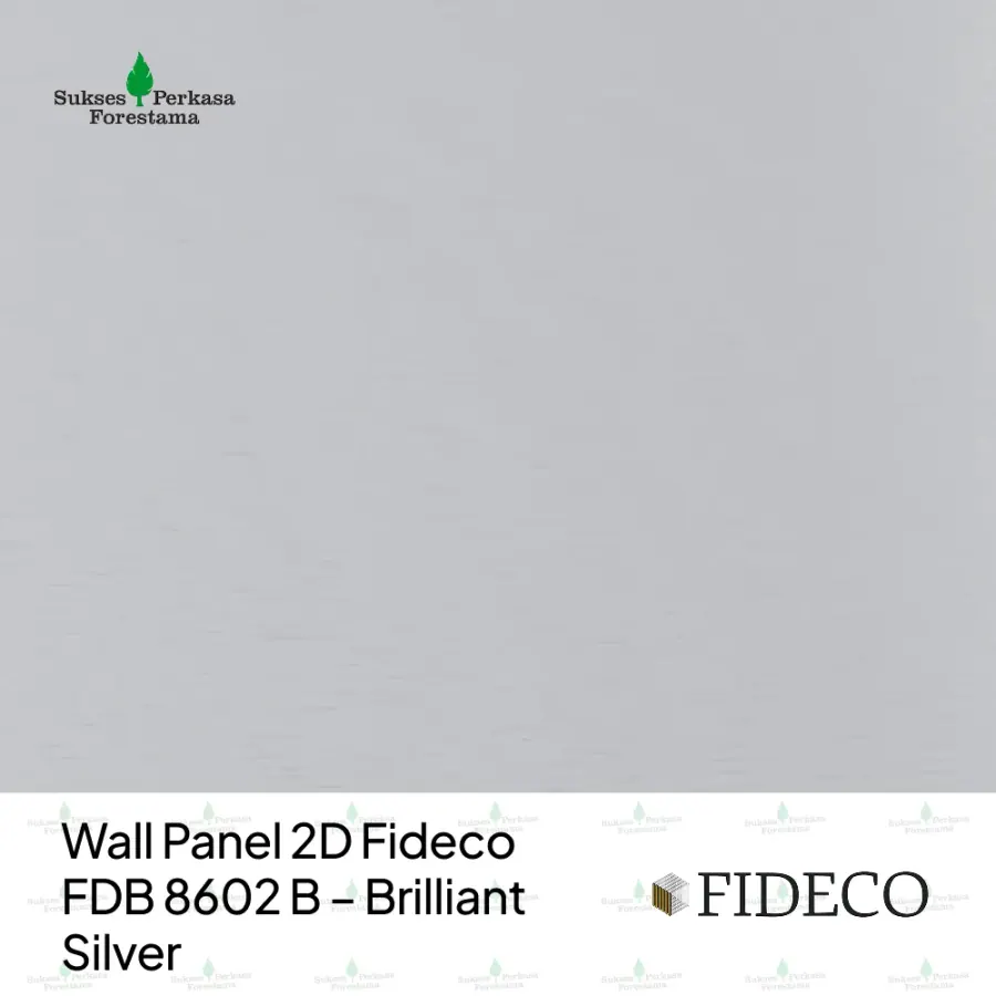 Wall Panel 2D Fideco FDB 8602 B – Brilliant Silver