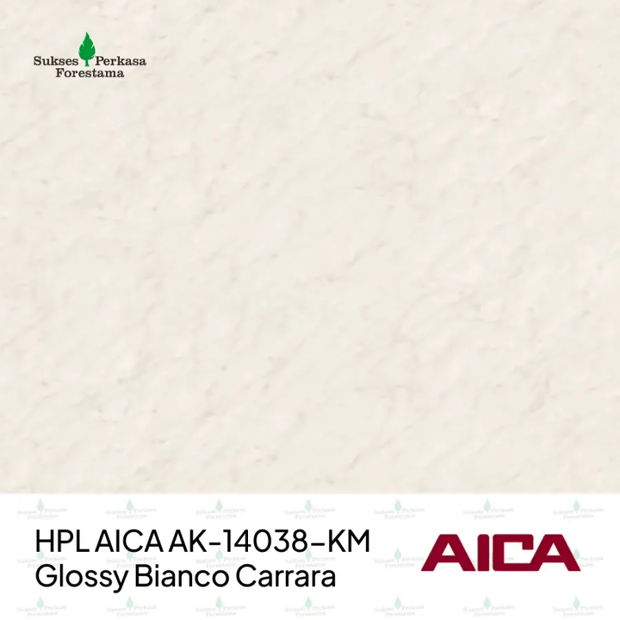 HPL AICA AK-14038-KM – Glossy Bianco Carrara