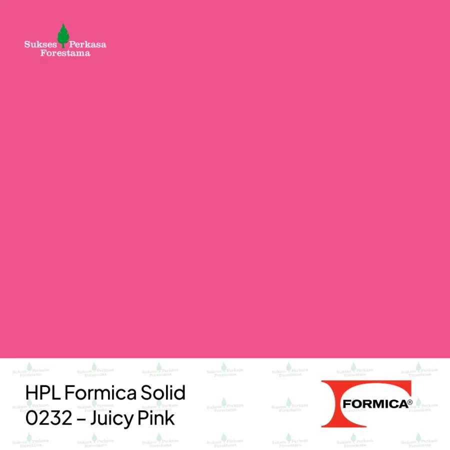 HPL Formica Solid 0232 – Juicy Pink