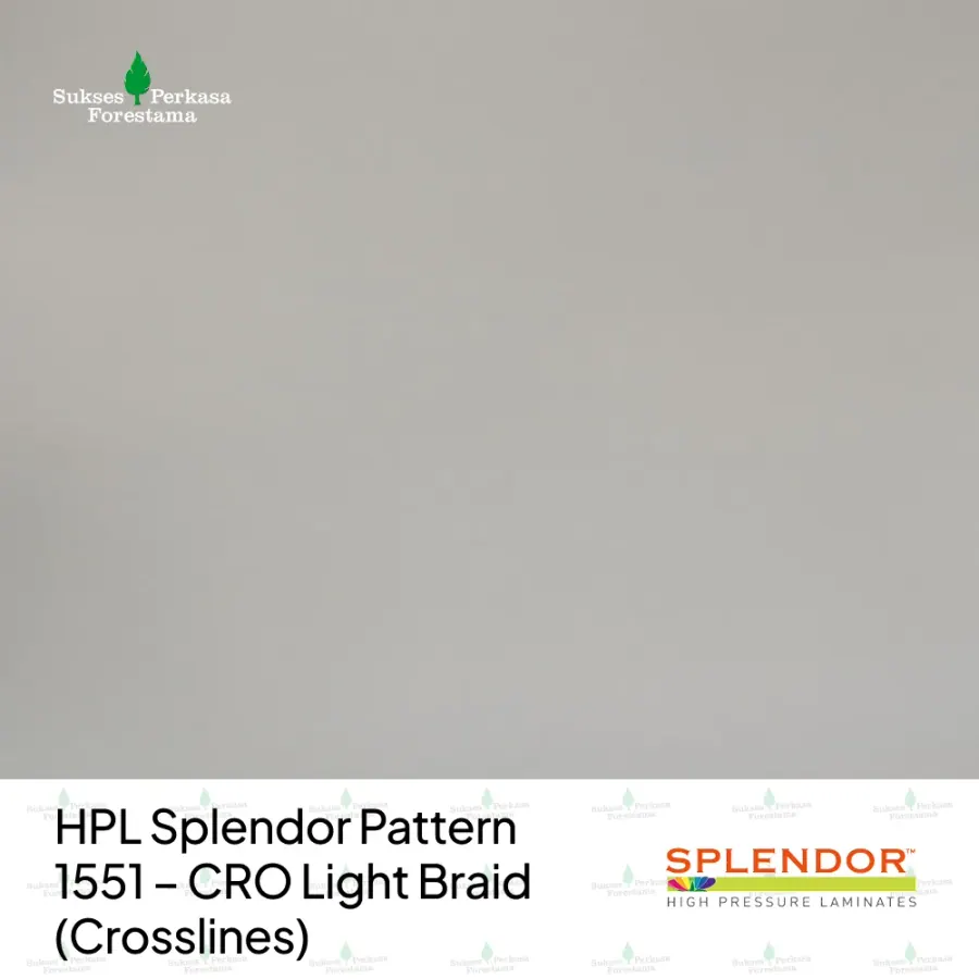 HPL Splendor Pattern 1551 – CRO Light Braid (Crosslines)