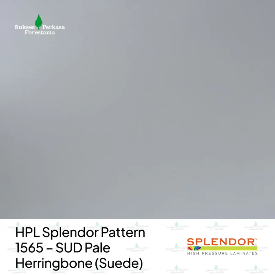 HPL Splendor Pattern 1565 – SUD Pale Herringbone (Suede)