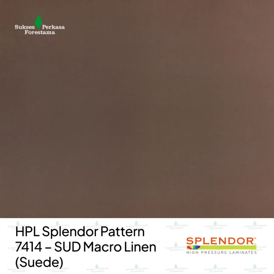HPL Splendor Pattern 7414 – SUD Macro Linen (Suede)