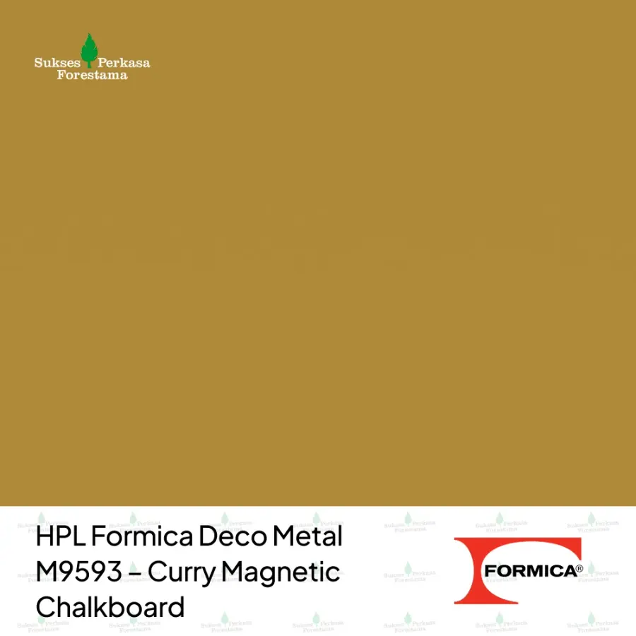HPL Formica Deco Metal M9593 – Curry Magnetic Chalkboard