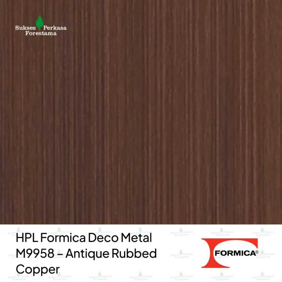 HPL Formica Deco Metal M9958 – Antique Rubbed Copper