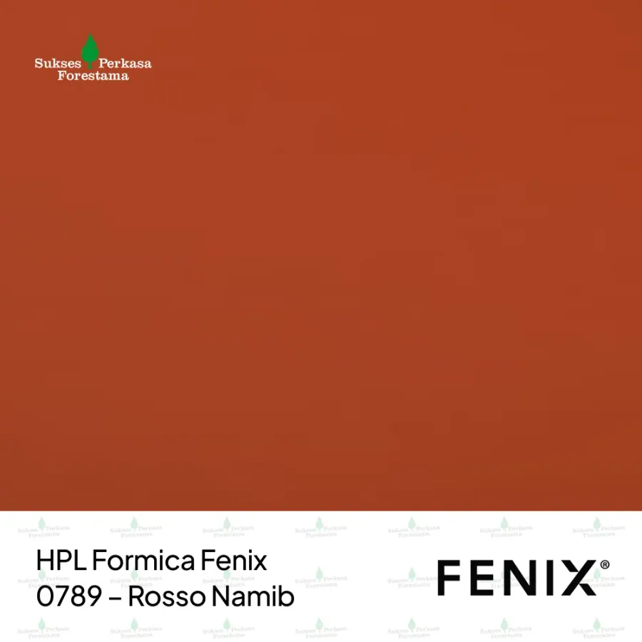 HPL Formica Fenix 0789 – Rosso Namib