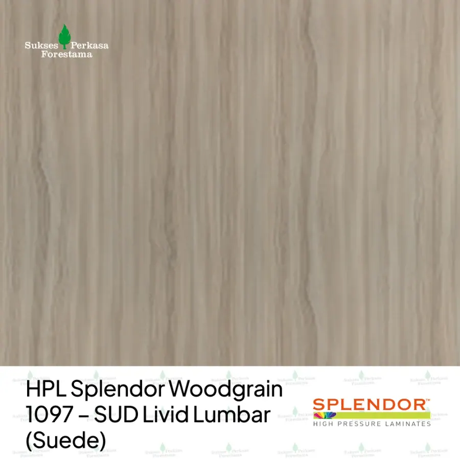 HPL Splendor Woodgrain 1097 – SUD Livid Lumbar (Suede)