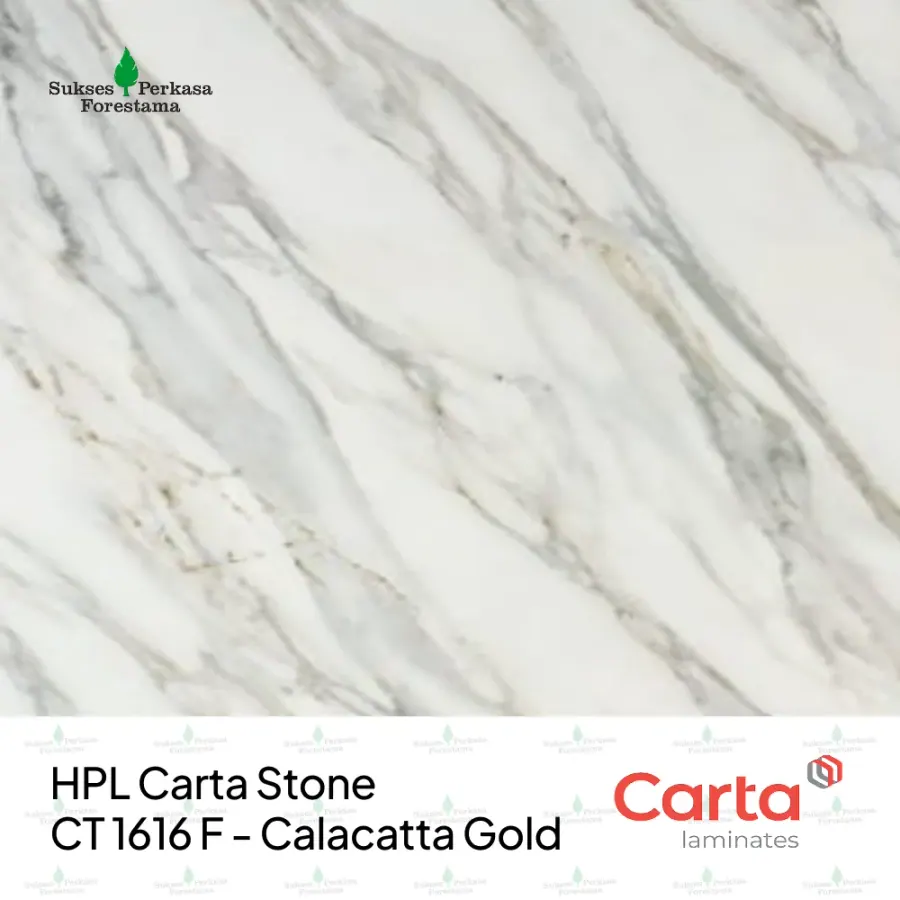 HPL Carta Stone CT 1616 F - Calacatta Gold