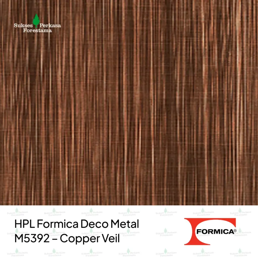 HPL Formica Deco Metal M5392 – Copper Veil