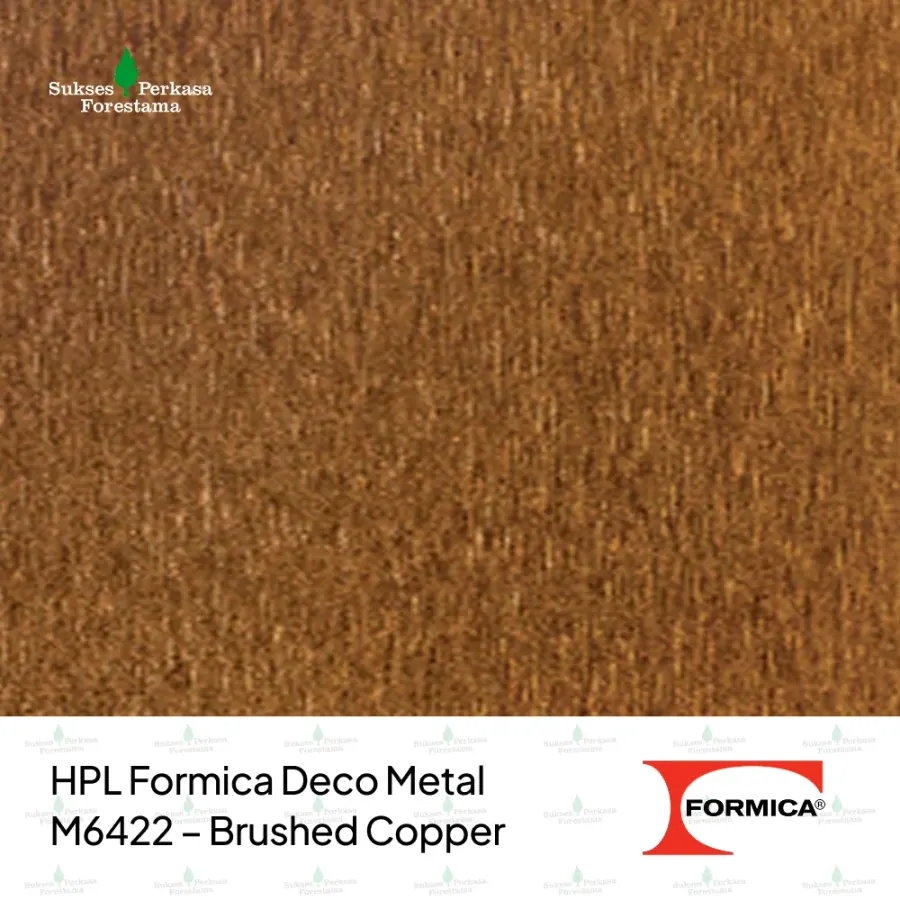 HPL Formica Deco Metal M6422 – Brushed Copper