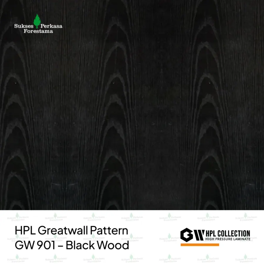 HPL Greatwall Pattern GW 901 – Black Wood
