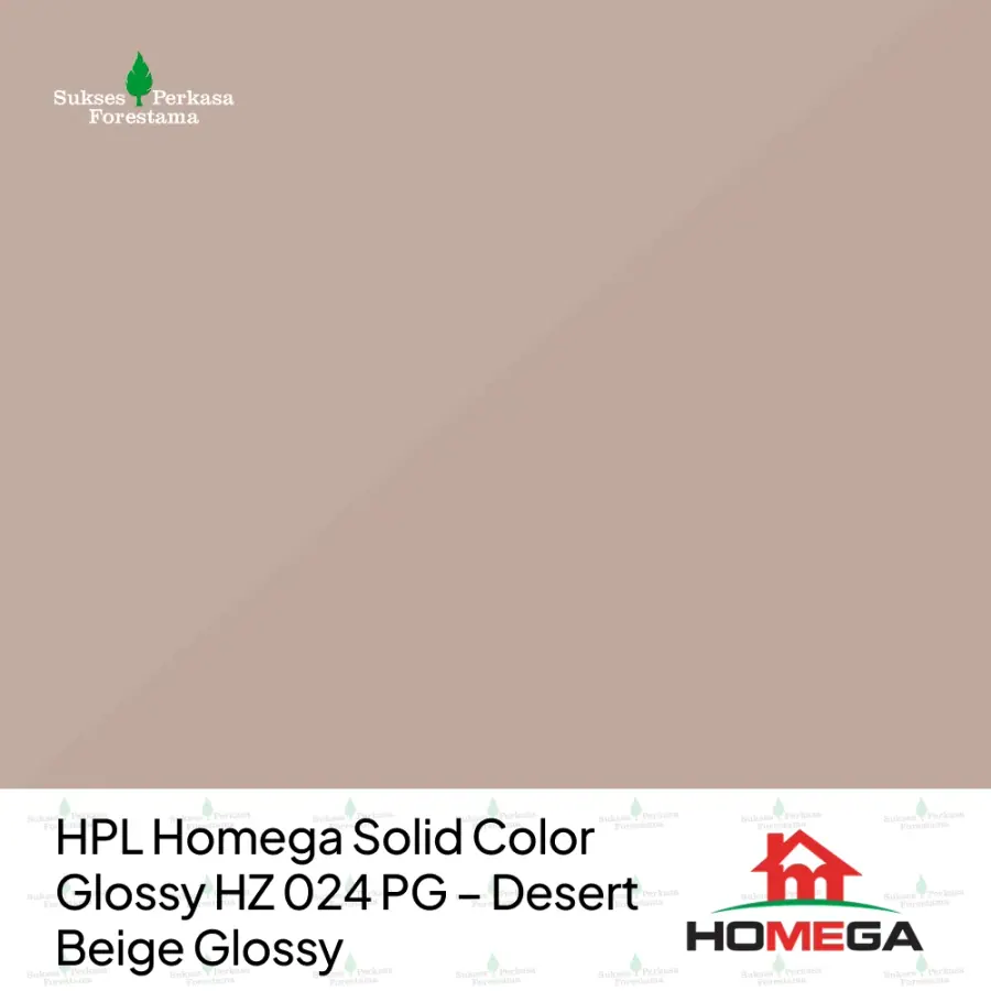 HPL Homega Solid Color Glossy HZ 024 PG – Desert Beige Glossy