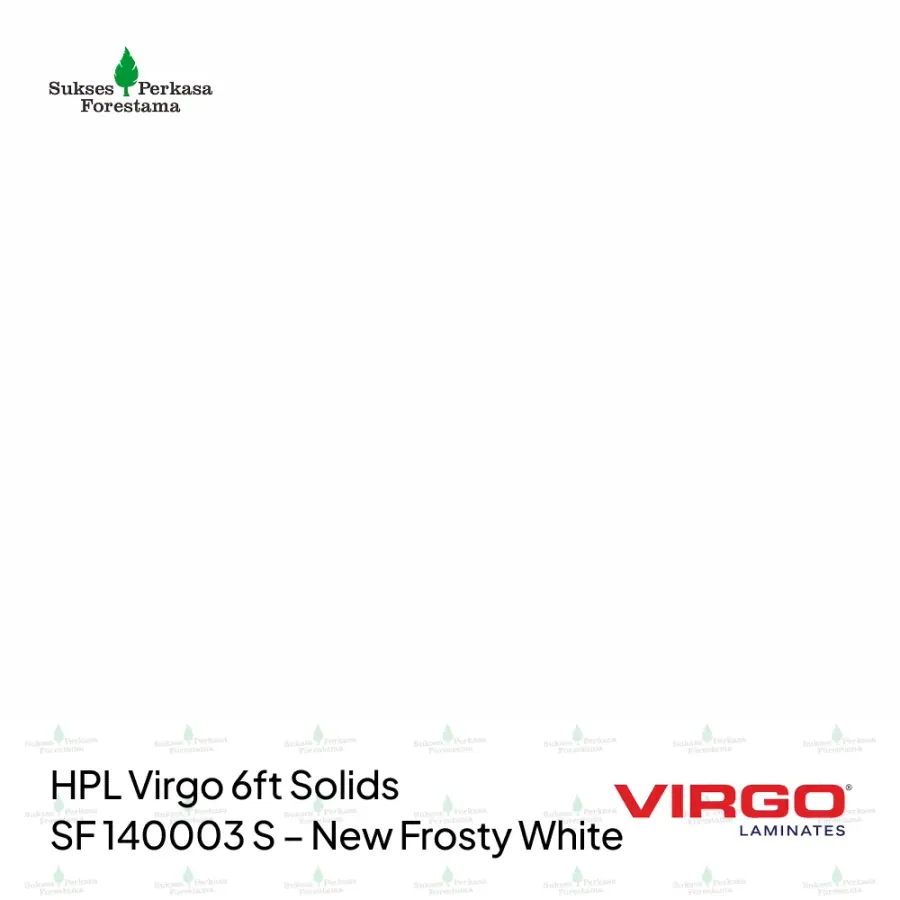 HPL Virgo 6ft Solids SF 140003 S – New Frosty White
