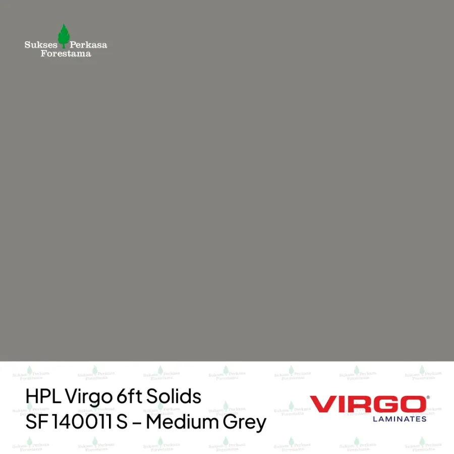 HPL Virgo 6ft Solids SF 140011 S – Medium Grey