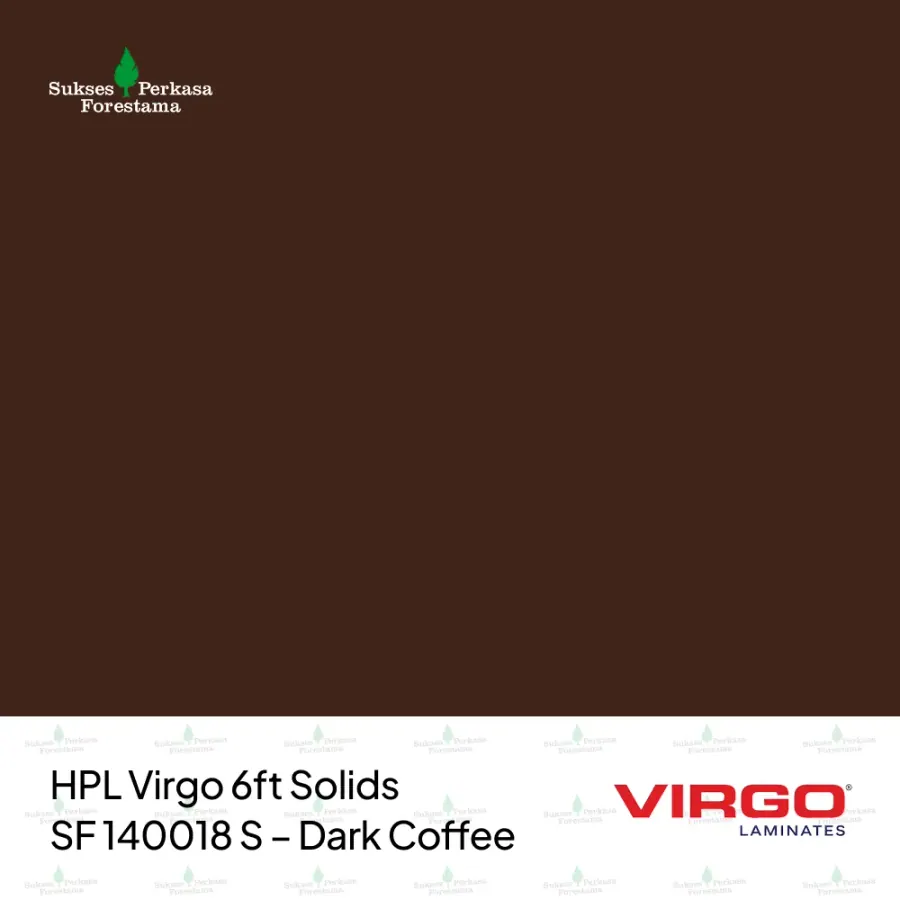 HPL Virgo 6ft Solids SF 140018 S – Dark Coffee