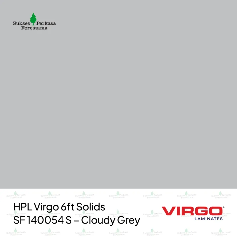 HPL Virgo 6ft Solids SF 140054 S – Cloudy Grey