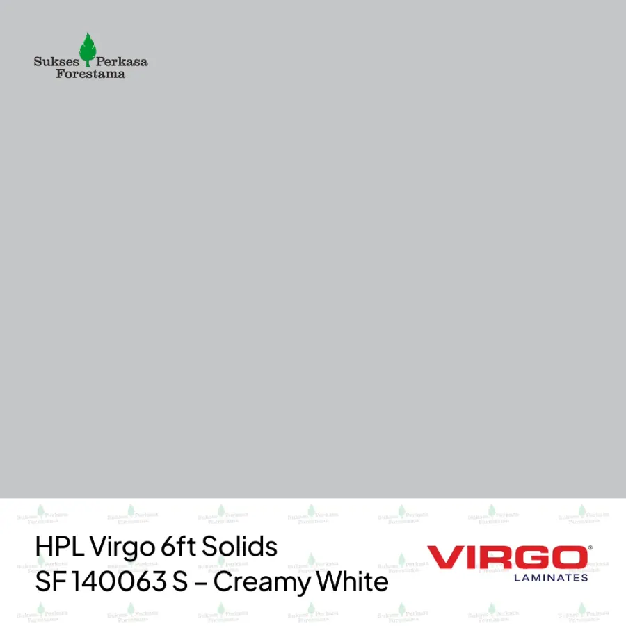 HPL Virgo 6ft Solids SF 140063 S – Creamy White