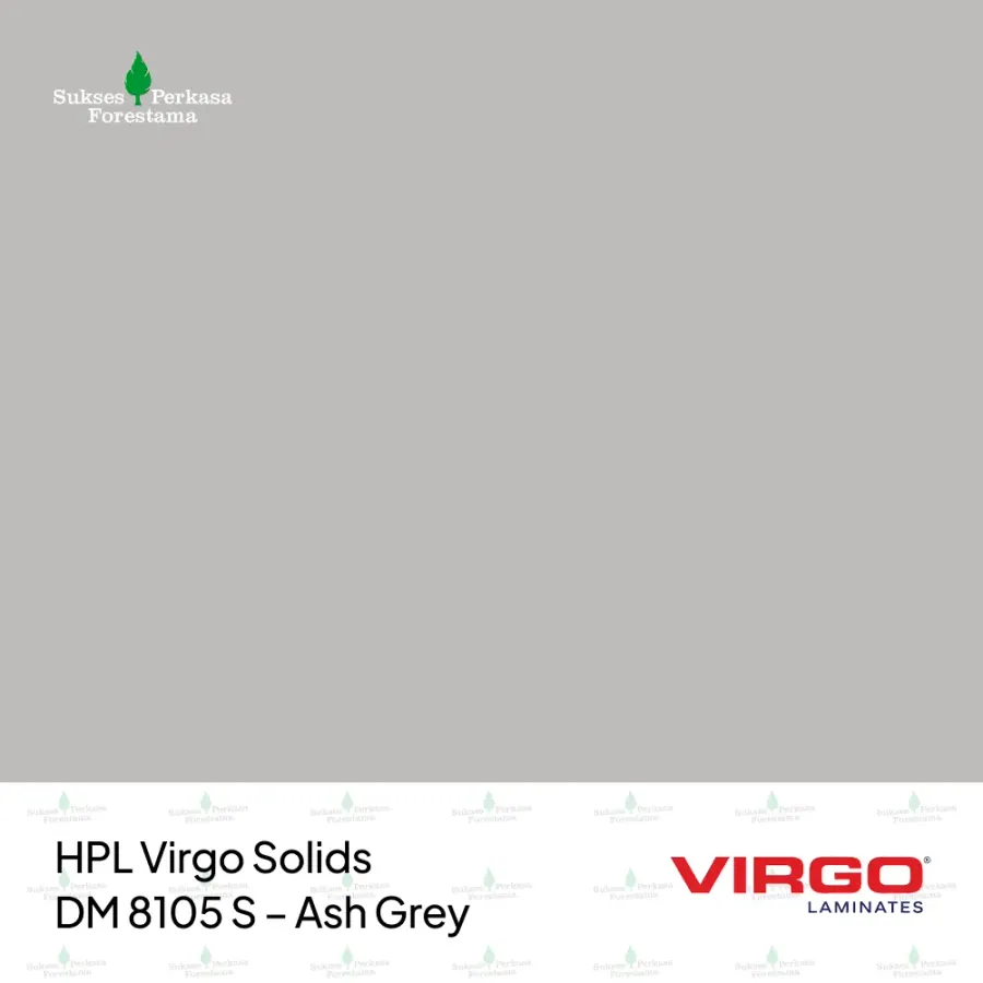 HPL Virgo Solids DM 8105 S – Ash Grey