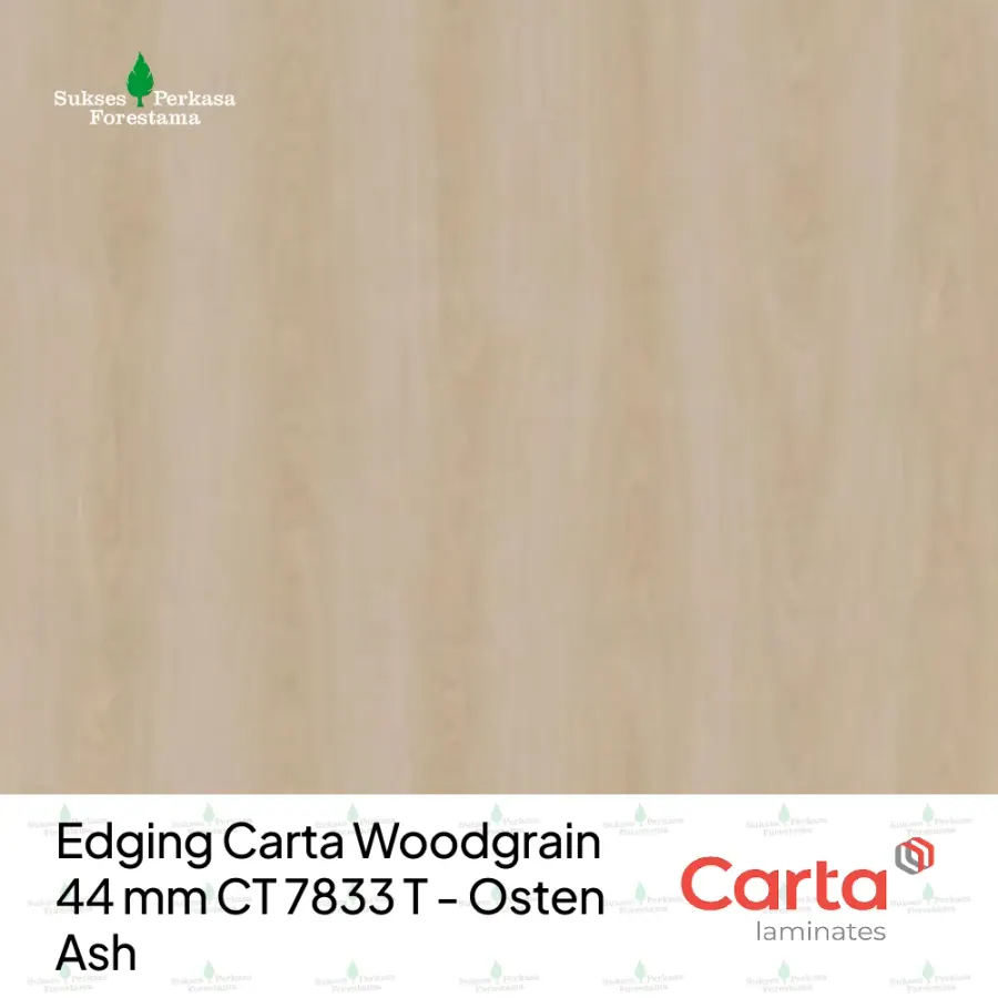 Edging Carta Woodgrain 44 mm CT 7833 T - Osten Ash