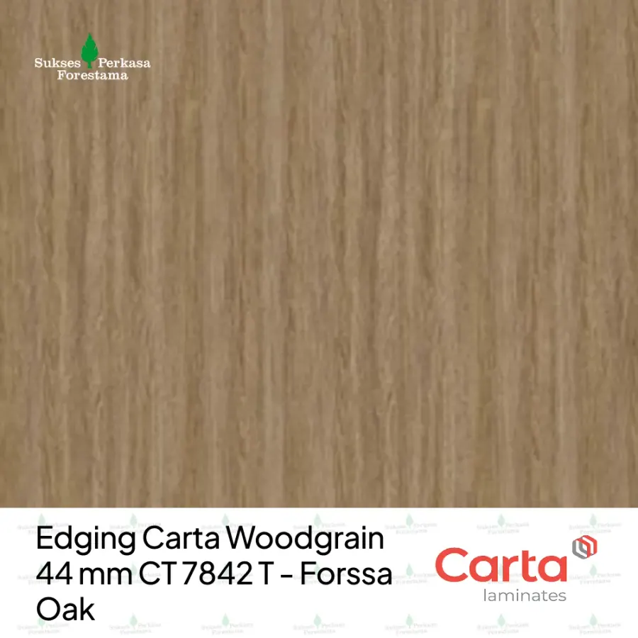 Edging Carta Woodgrain 44 mm CT 7842 T - Forssa Oak