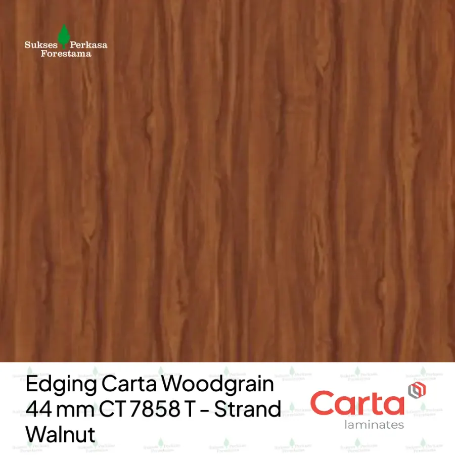 Edging Carta Woodgrain 44 mm CT 7858 T - Strand Walnut