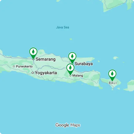 Peta lokasi branch SPF